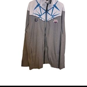 Arena  USA Swiming National Team Men's Gray and White Jacket. Size 3XL